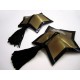 Star Latex Pasties with Tassels and Trim