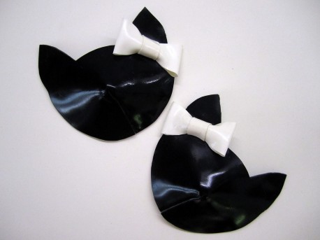 Cat Latex Pasties with Bow