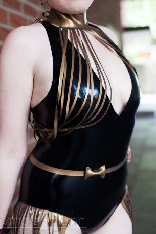 Bodychain Latex Collar