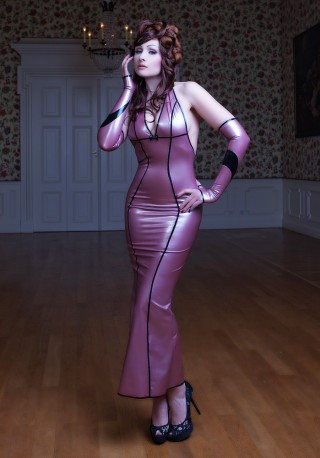 Lady Floret Latex Gown