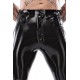 Jeans-cut Latex Trousers