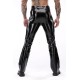 Jeans-cut Latex Trousers