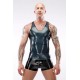 Singlet Latex Oberteil Trägershirt