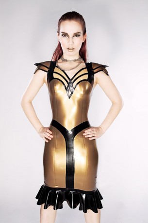 Nofretete Latex Dress