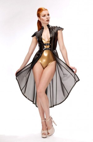 Vivian Latex Cloak