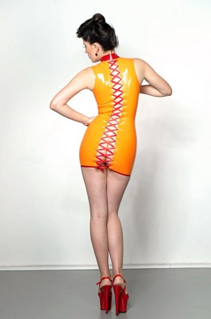 Spine Latex Dress