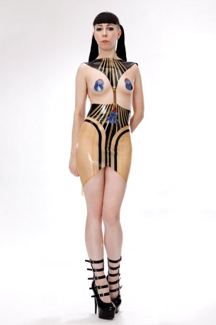 Amunet Latex Kleid