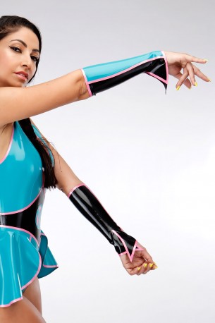 Bella Powers Latex Armstulpen