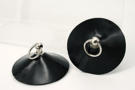 Round Latex Pasties with Ring of O