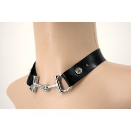 Latex Collar Snaffle Bit