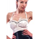 Dienstmädchen Latex Top