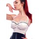 Dienstmädchen Latex Top