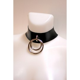 Halsband mit zwei Ringen