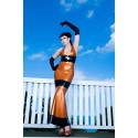Baltic Sunset Latex Gown