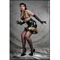 Pin-Up Leo Latex Skirt