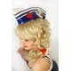 PinUp Sailor Latex Cap