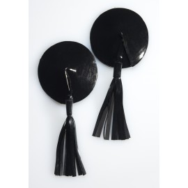 Round Latex Pasties with Latex Tassels