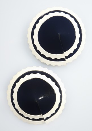 Round Latex Pasties with Two Trims