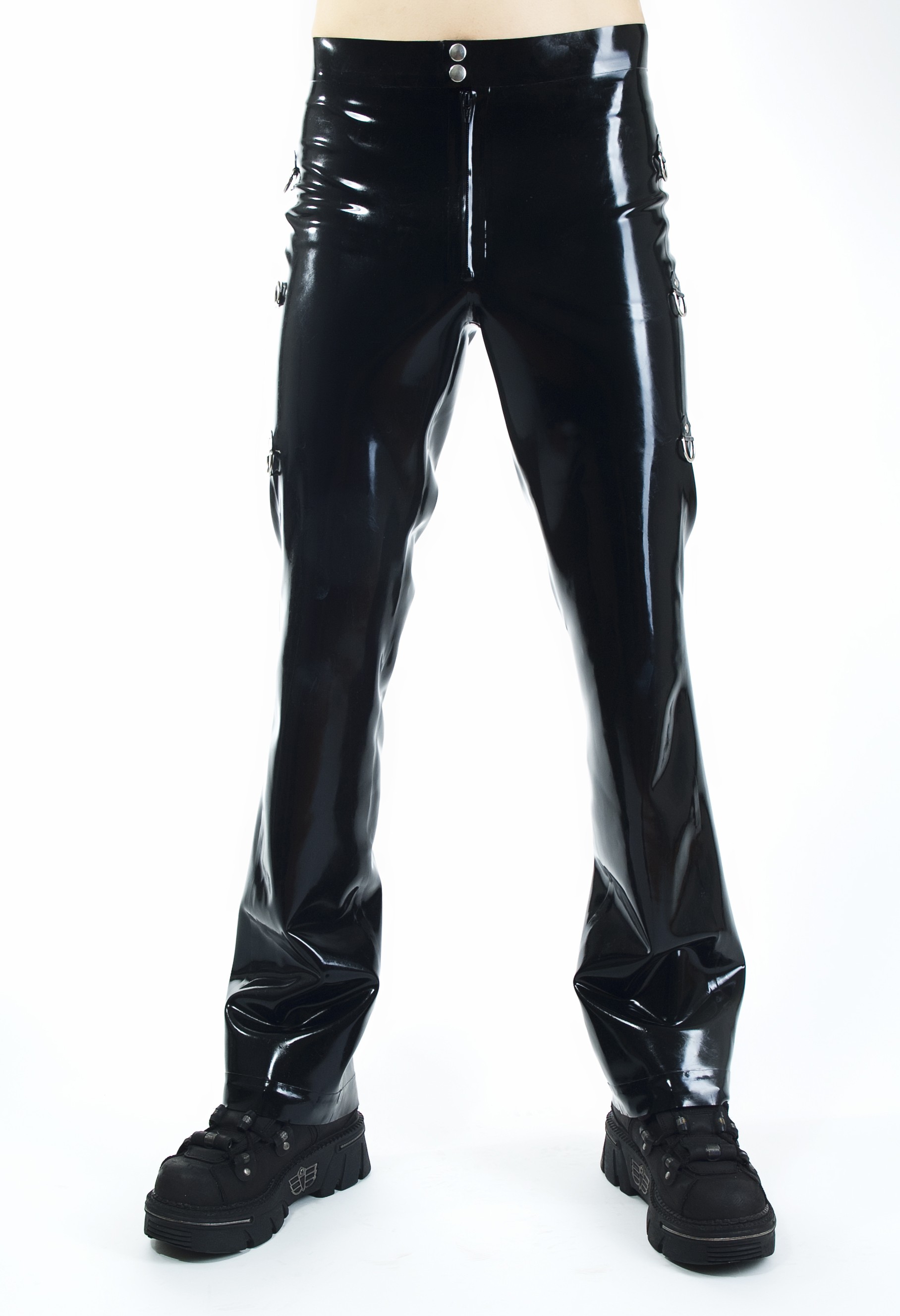 Mr. Officer Latex Trousers - Savage Wear