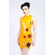 Floral Latex Kleid