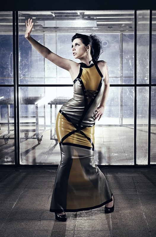 Promiscuous Space Girl Latex Dress Savage Wear