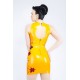 Floral Latex Kleid