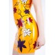 Floral Latex Kleid