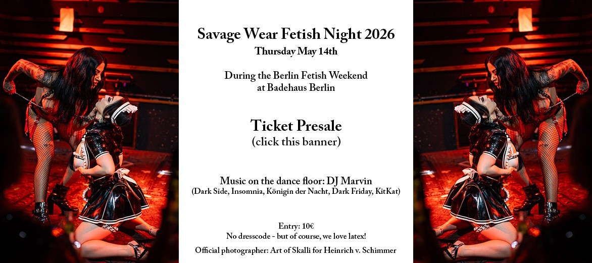 Savage Wear Fetish Night 2026